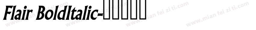 Flair BoldItalic字体转换